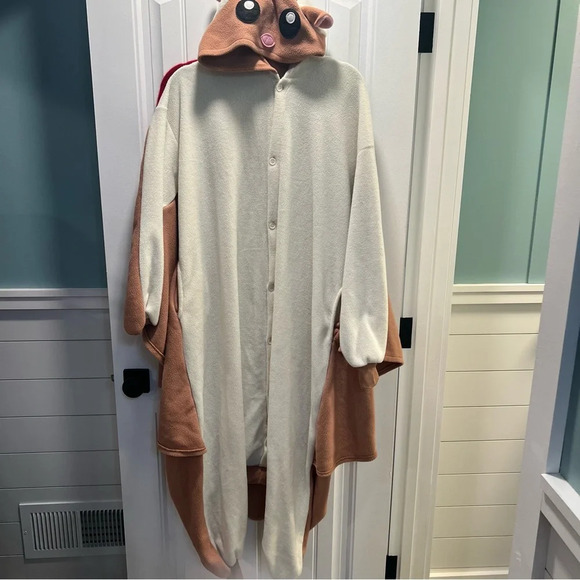 Newcosplay Tam White Flying Squirrel Onesie Pajama Costume. Size Medium. - Picture 2 of 15